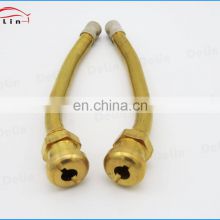 DeLin hot sell V3.20.11 tube metal clamp-in truck bus tire valve