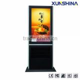 Floor standing 55 inch touch screen lcd advertising player