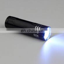 Classic 9 LED Aluminum LED Rechargeable Flashlight Lamp Small Mini Flashlight Emergency Camping