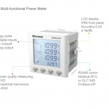 3 Phase Multi-functional RS485 Analog Output Digital Power Meter thumbnail-2