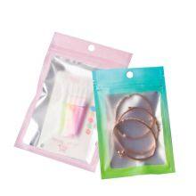 Custom One Side Clear Mylar Foil Earrings Packaging With Logo thumbnail-2