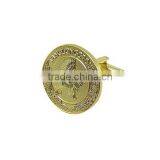 New Cufflinks Gold Plated Old Cufflinks for Men thumbnail-1