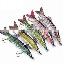 5 Inches 12.5cm 21g 8 Sections All Swimming Depth Artificial Professional Multi-Jointed Pike Fishing Lure thumbnail-2