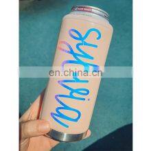 Travel Stainless Steel 12oz Silm Can Cooler for Cans and Bottles,Double Walled Vacuum Insulated Beer Bottle Holder for Summer thumbnail-5