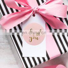 Custom Printed Logo Label Sticker for Packaging Waterproof Sticker Roll Round Stickers thumbnail-2