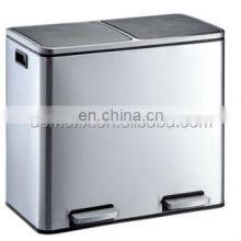 Household Accessories Kitchen Compartment Stainless Steel Recycle Bins thumbnail-2