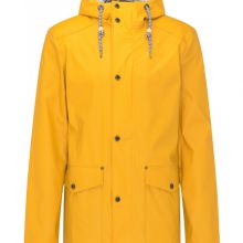 Wholesale yellow can be customized Men’s PU rain jacket with lining         polyurethane waterproof jacket