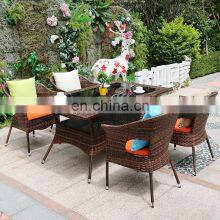 wholesale balcony simple outdoor courtyard rattan table and chair rattan outdoor patio furniture rattan outdoor furniture