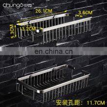 304 Stainless Steel Bathroom Shower Caddy Basket Shelf Organizer Storage With Shaver Holder Home Accessories thumbnail-3