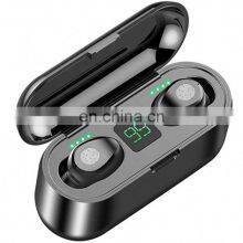 Wireless BT Earphone F9 LED Display Touch Switch Earbuds TWS With Power Bank Charging Box Noise Cancelling F9 TWS Headphones thumbnail-2