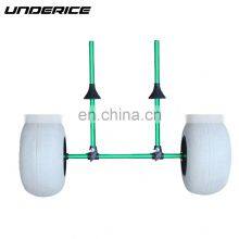 UICE Trolley Sit on Top Kayak Portable Aluminum Cart Fishing Kayak Trolley Beach Trolley Cart With Balloon Tires thumbnail-2
