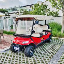 Electric golf cart for resort hotels, 6-seater golf sightseeing car