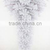 Caucasia Tinsel Pine Made White Special Flocked Christmas Tree/snowing Christmas Tree With Pine Needles and Snowflake thumbnail-4