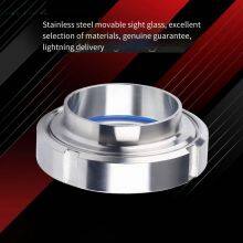 Stainless Steel 304 Hygienic Quick Coupling Sight Glass, Fluid Observation Sight Glass thumbnail-1