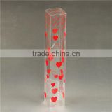 sweet heart lipstick plastic packing with lid