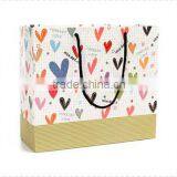 Colorful Heart Pattern Custom Gift Paper Bag for Candle thumbnail-1