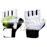 Weight Lifting Gloves White, Blue, Pink, Orange, Green Gym Exercise Fitness Leather Weight Lifting Gloves/Gym Gloves thumbnail-2