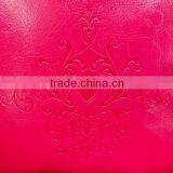 Ladies & Women Fashion Elegant Embossed Pink PU Backpack thumbnail-6