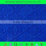 Factory Price 3-8mm Begonia Patterned Glass