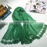 Beautiful Lace Splice Large Long Fashion Charm Women Hijab Scarf thumbnail-3