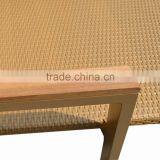 Wicker Teak Handrails With Wheels Rattan Product Modern Outdoor Lounge Chair thumbnail-5