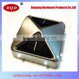 China Wholesale 71x71mm LED Solar Energy Stainless Steel Fence Post Caps