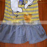 Baby Girl Tshirt Dress,summer Kids Clothing Dress,Custom Children Girl T Shirt Dress thumbnail-4