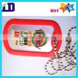 sublimation dog tag with silencer
