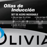 18/8 Stainless Steel Cookware IN STOCK for South America thumbnail-4