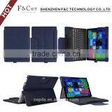 Business Blue Detached Tablet Keyboard Cover for Microsoft Surface Pro 4 Leather Case thumbnail-6