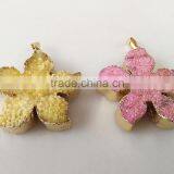 In Stock Druzy Stone Wholesale Gold Plated Druzy /Drusy Quartz for Pendant Jewelry thumbnail-2