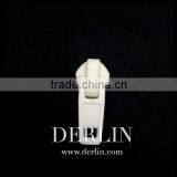 White Waterproof Non-metal Whole Made of Plastic Zip Puller Slider thumbnail-2