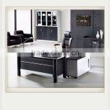 2 Step Black Modern Office Desk thumbnail-3