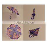 The small size of children's cartoon with lacy printed umbrella