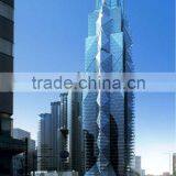 Invisible Aluminum Frame Glass Unitized Curtain Wall