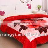 100% polyester weft print super soft blanket