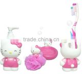 Hello Kitty PVC Bathroom figures/cute figure OEM hello kitty/best selling mini hello kitty figure for children