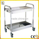 Dining car Bowl car Collecting hotel/hospital service trolley stainless steel cart have 5 Collecting