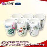Pop Parity Sublimation Shot Personality 1.5oz Ceramic Cup