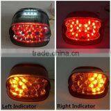 For Harley Fatboy, Sportster, Dyna, Road King, Glides, XL 883 1200 Tail Light LED Integrated Turn Signals Red / Smoke / Clear thumbnail-5