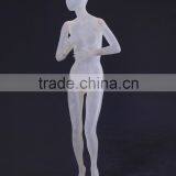 Abstract Plastic Female Mannequin, Transparent Sitting Mannequin thumbnail-2