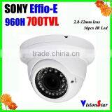 CCTV Camera 700tvl Sony Ccd Sensor Osd Menu 36pcs ir Leds Day/night Vision Security Dome Cctv Camera thumbnail-1