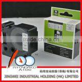 Compatible DYMO D1 Label Tape Black on Clear 24mm*7m 53710