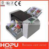 HOPU paper cutting and rewinding machine electric business card/name card cutter