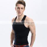 I- Shaped Back Vest Square Neck Style Men Cotton Casual Muscle Vest Latest Gym Waistcoat Design for Men thumbnail-1