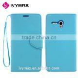 Top Selling Products in Classic Leather Stand Flip Front Back Cover Case Wallet Card for Alcatel OT5054N