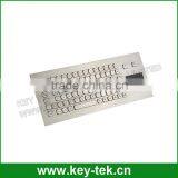 Full Funtionalities IP65 With Trackball Integrated Metal Keyboard thumbnail-5