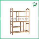 Eco-friendly Bamboo Shoe Rack/Living Room Furniture Corner Shelf thumbnail-3