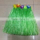 High Quality Plastic Handmade Cheap Custom Hawaii Grass Skirt for Party Decoration thumbnail-3