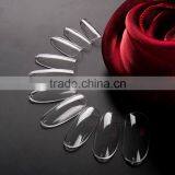 Professional Different Styles of Acrylic Nail Tips Full Cover Round False Tips Nail